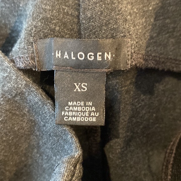 Womens Halogen pull on gray pant workwear wearever ponte elastic slim fit - Picture 7 of 8